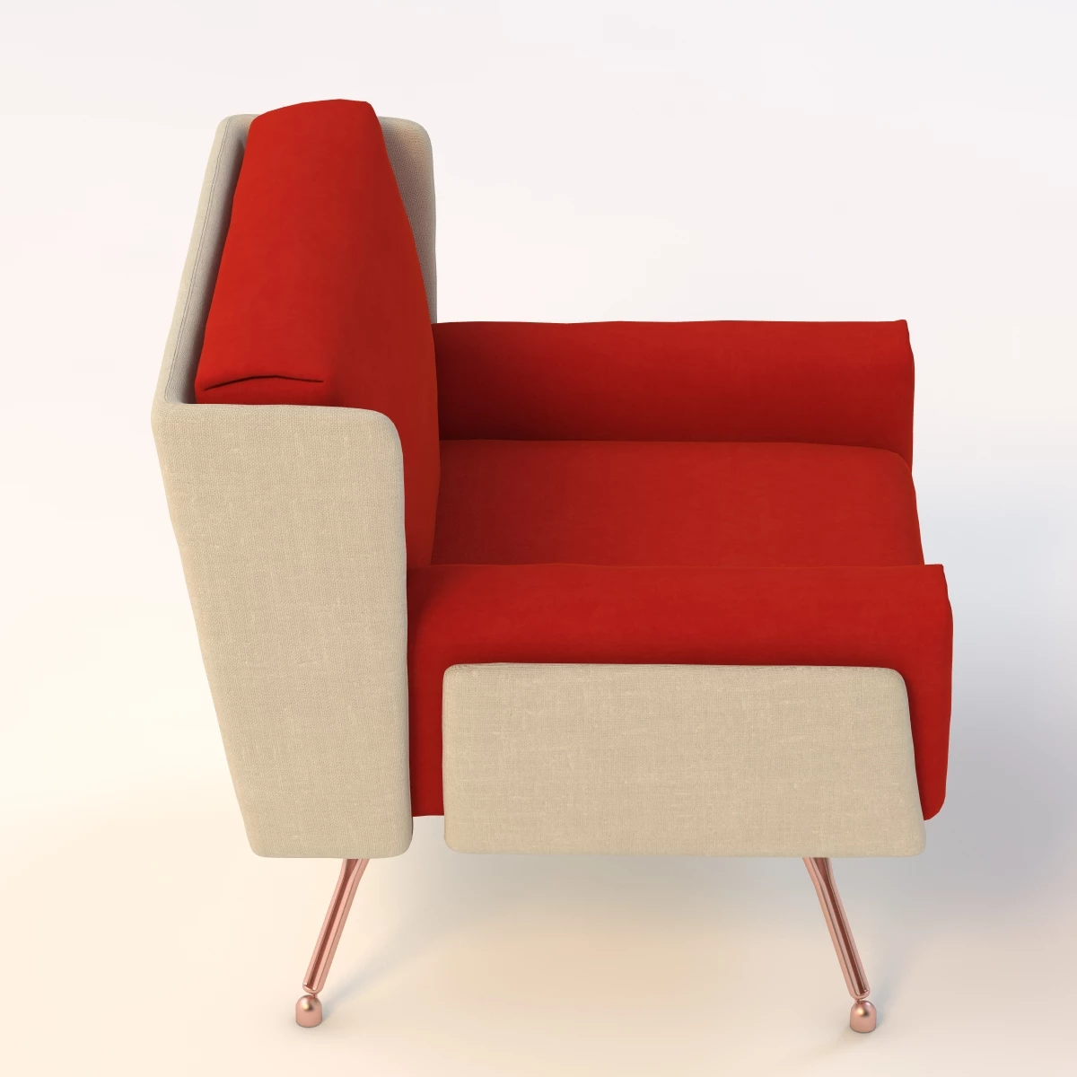 A and A Residential Lounge Chair 3D Model_05