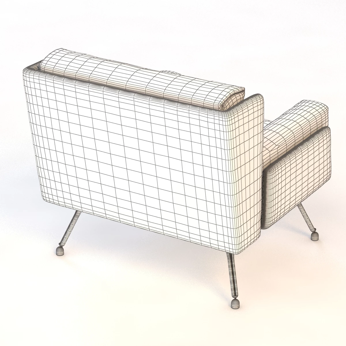A and A Residential Lounge Chair 3D Model_07