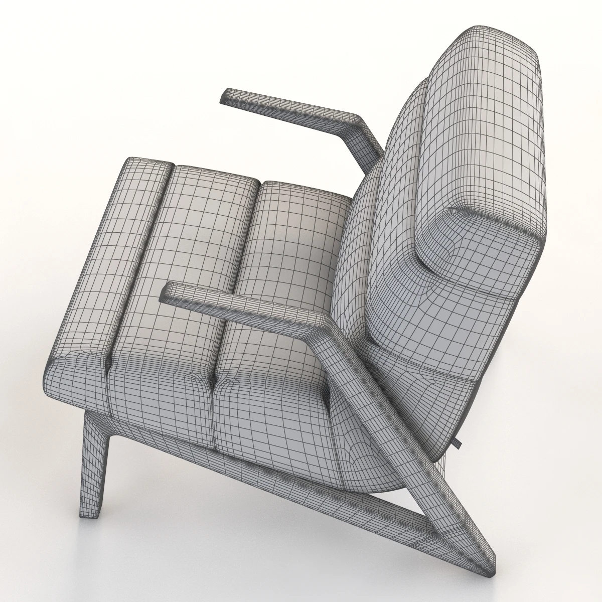 580 Rolf Benz Armchair 3D Model_013
