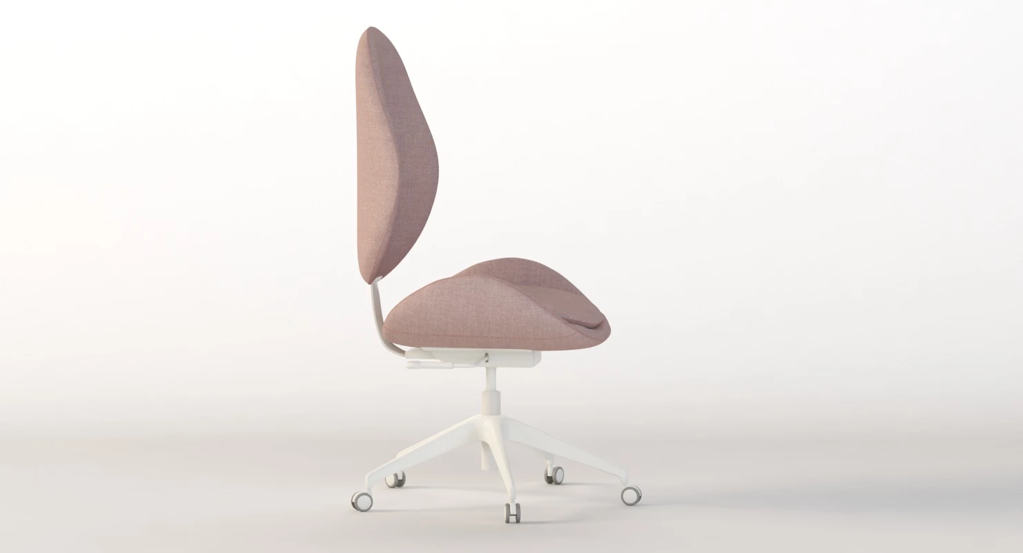 Ikea Hattefjall Swivel Chair 3D Model_09