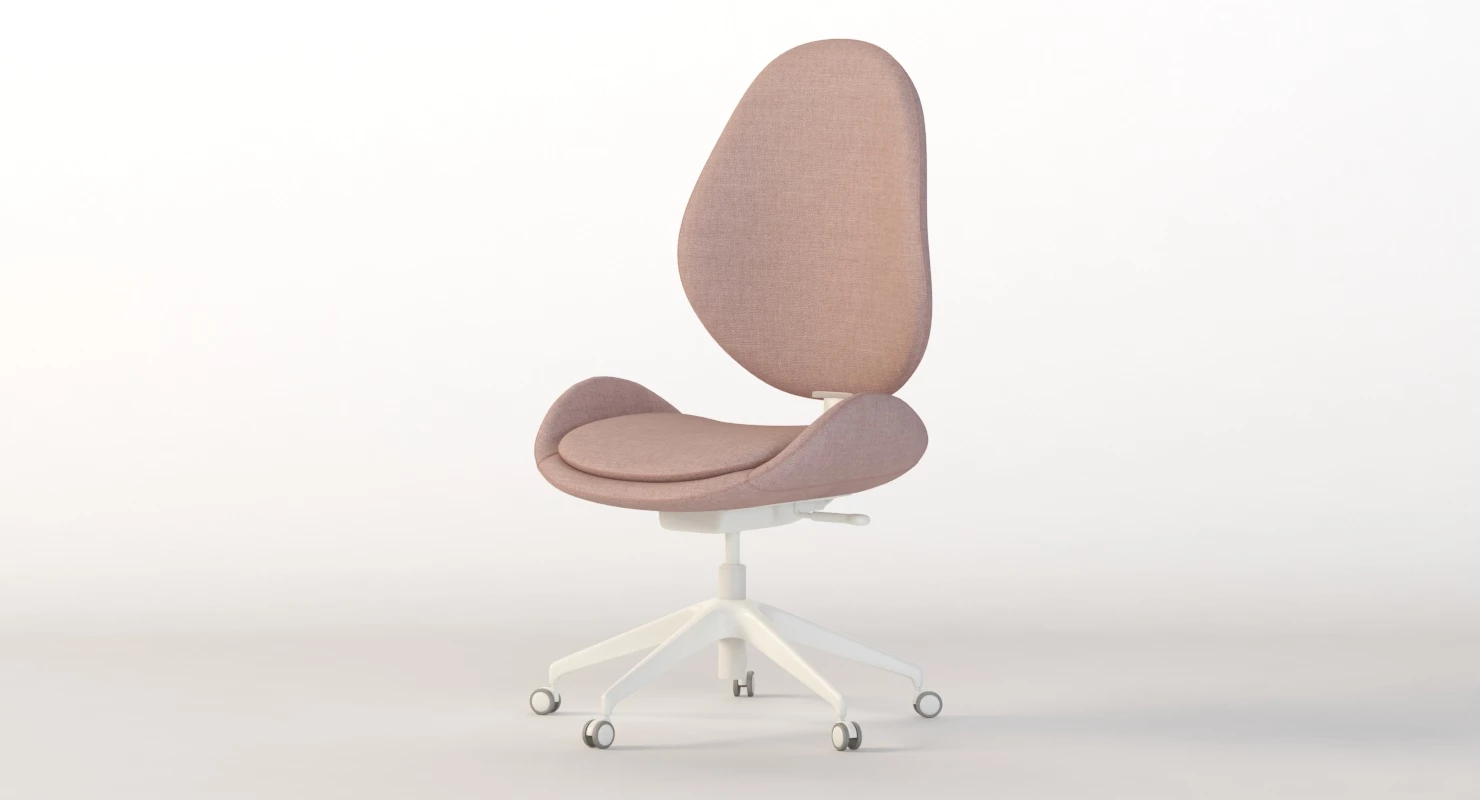Ikea Hattefjall Swivel Chair 3D Model_07