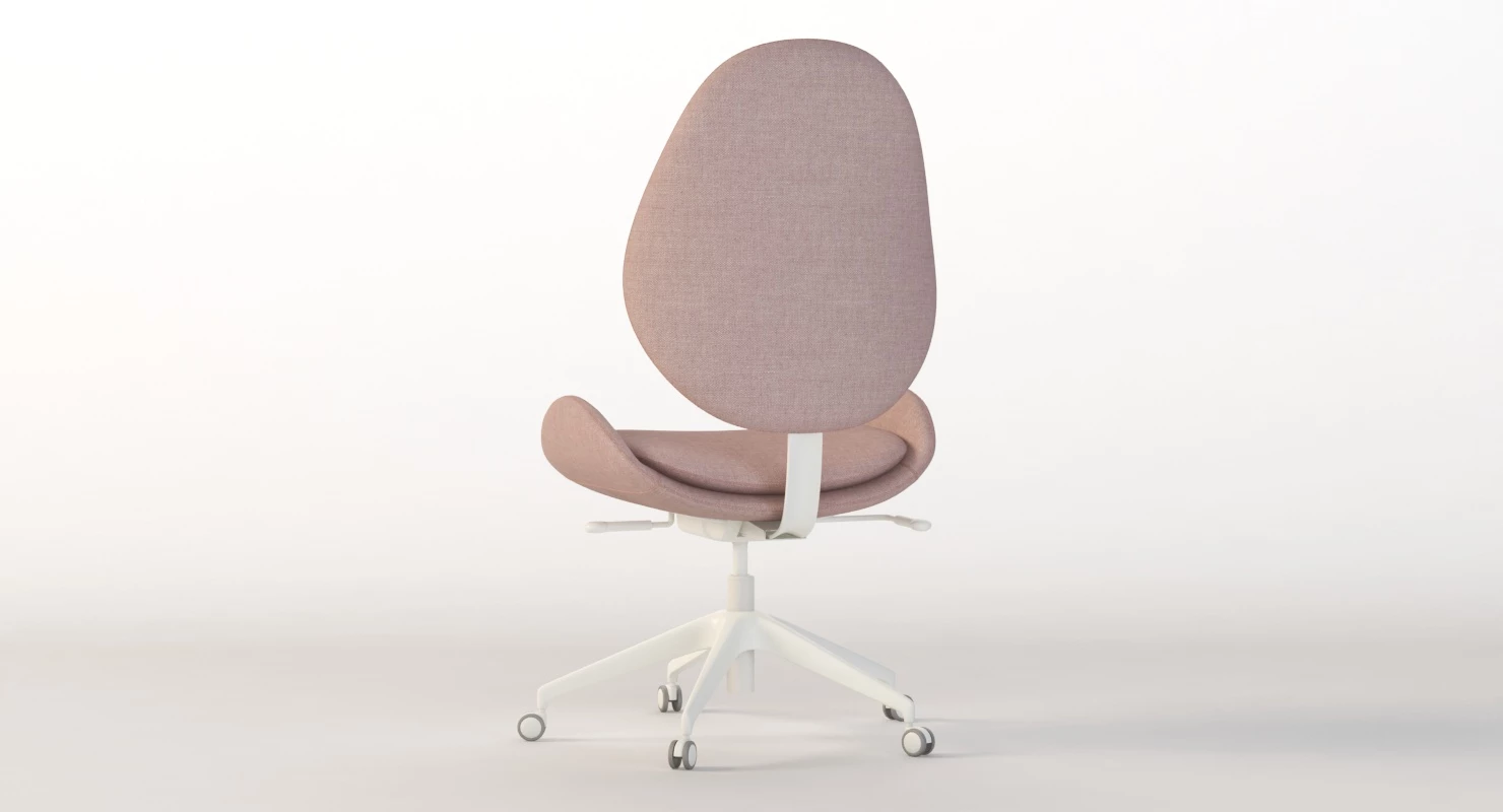 Ikea Hattefjall Swivel Chair 3D Model_05