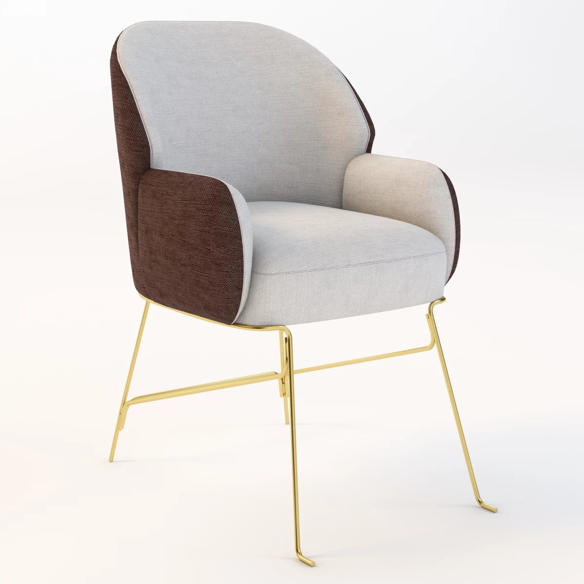 Beetley Armchair 3D Model_01