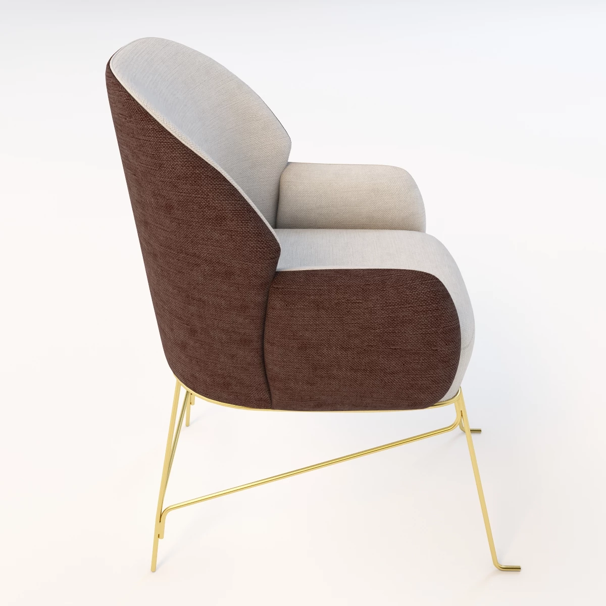 Beetley Armchair 3D Model_04