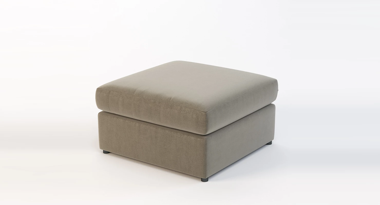 Bassett Beckham Pit Ottoman Pouf 3D Model_011