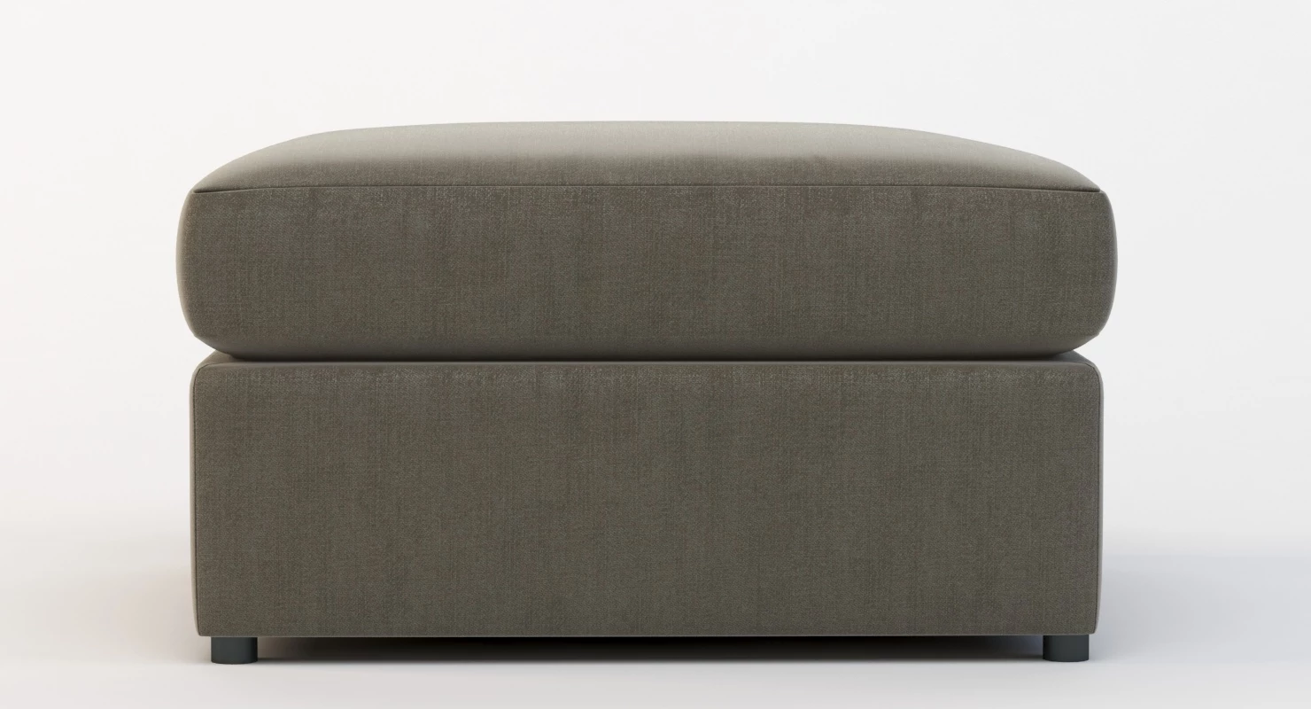 Bassett Beckham Pit Ottoman Pouf 3D Model_01