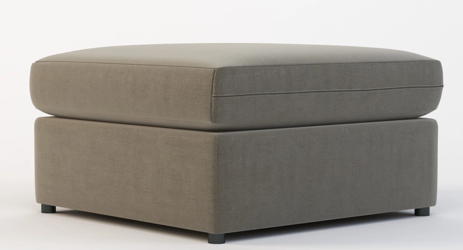 Bassett Beckham Pit Ottoman Pouf 3D Model_06