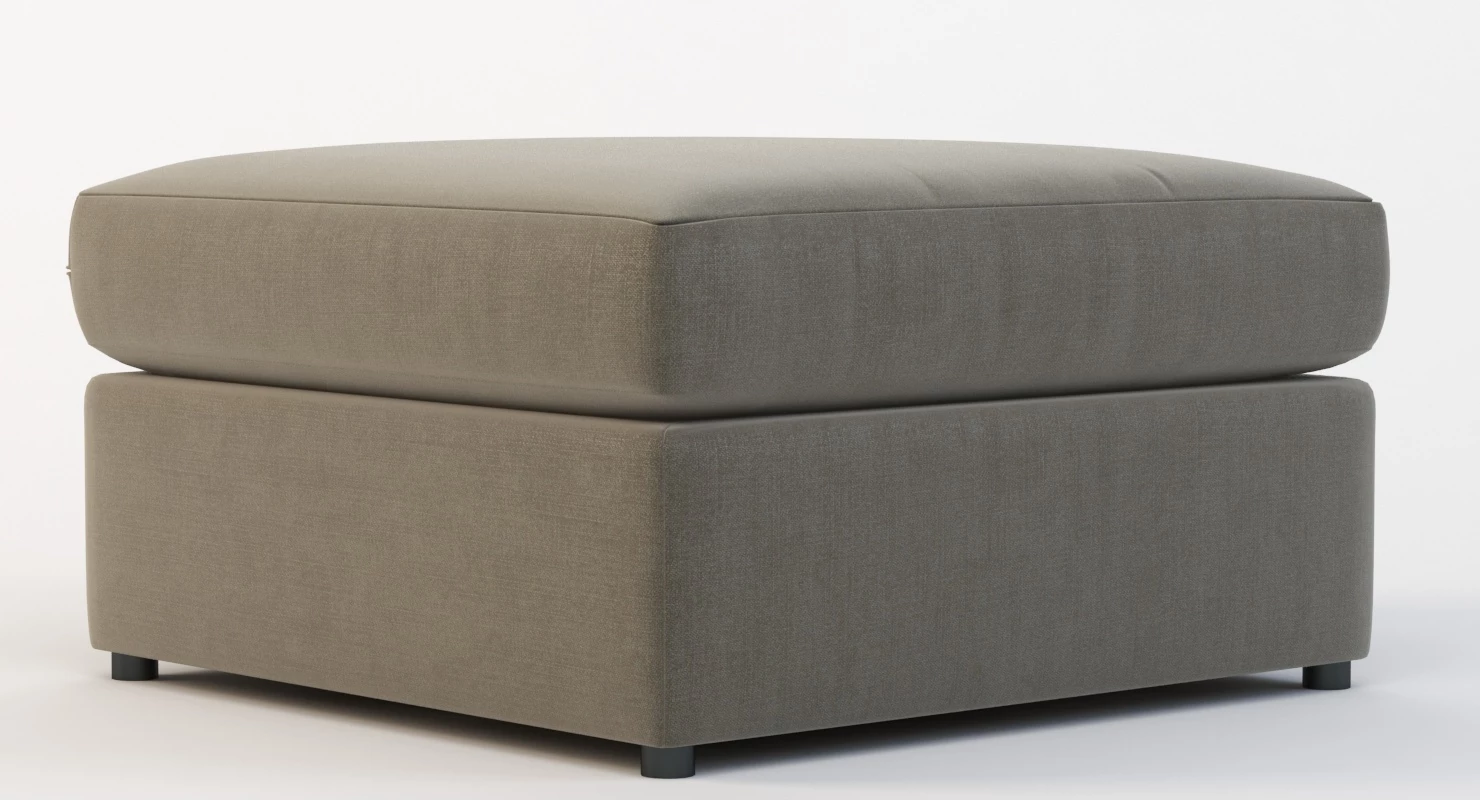 Bassett Beckham Pit Ottoman Pouf 3D Model_03
