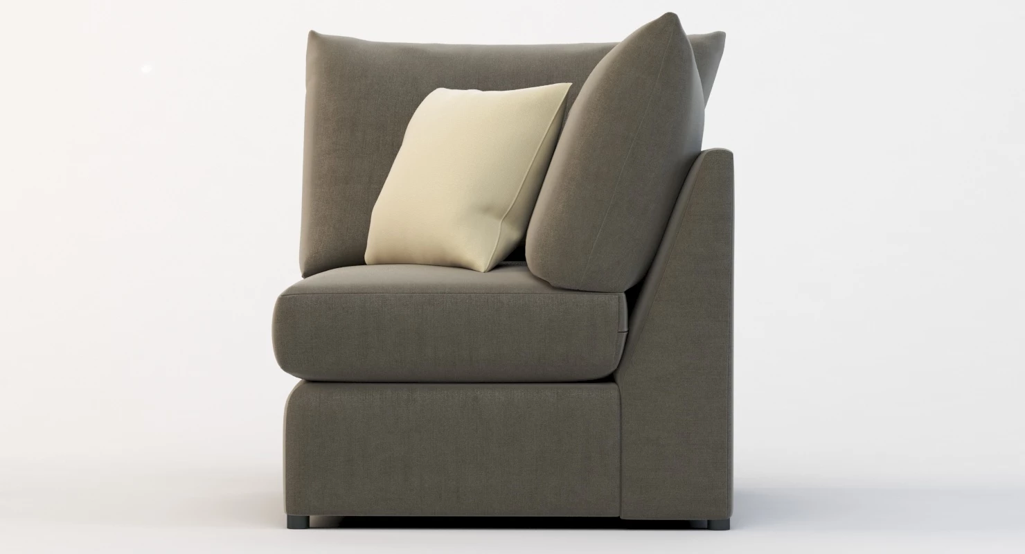 Bassett Beckham Pit Sectional Sofa Corner Module 3D Model_09