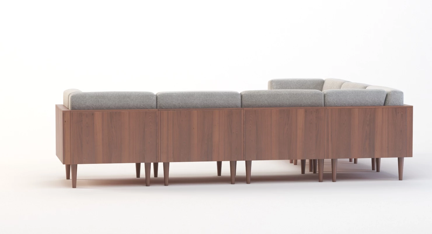 Bellanest Soto Modular Sectional Sofa Corner Module with Cushion 3D Model_013