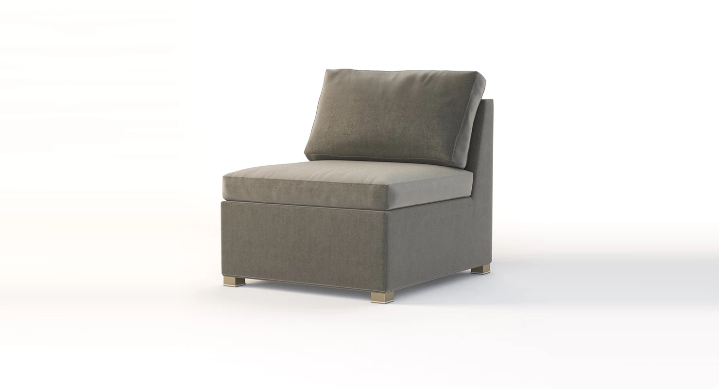 Cane Line Shape Sofa Center Module 3D Model_05