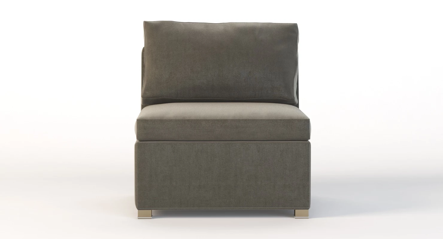 Cane Line Shape Sofa Center Module 3D Model_04