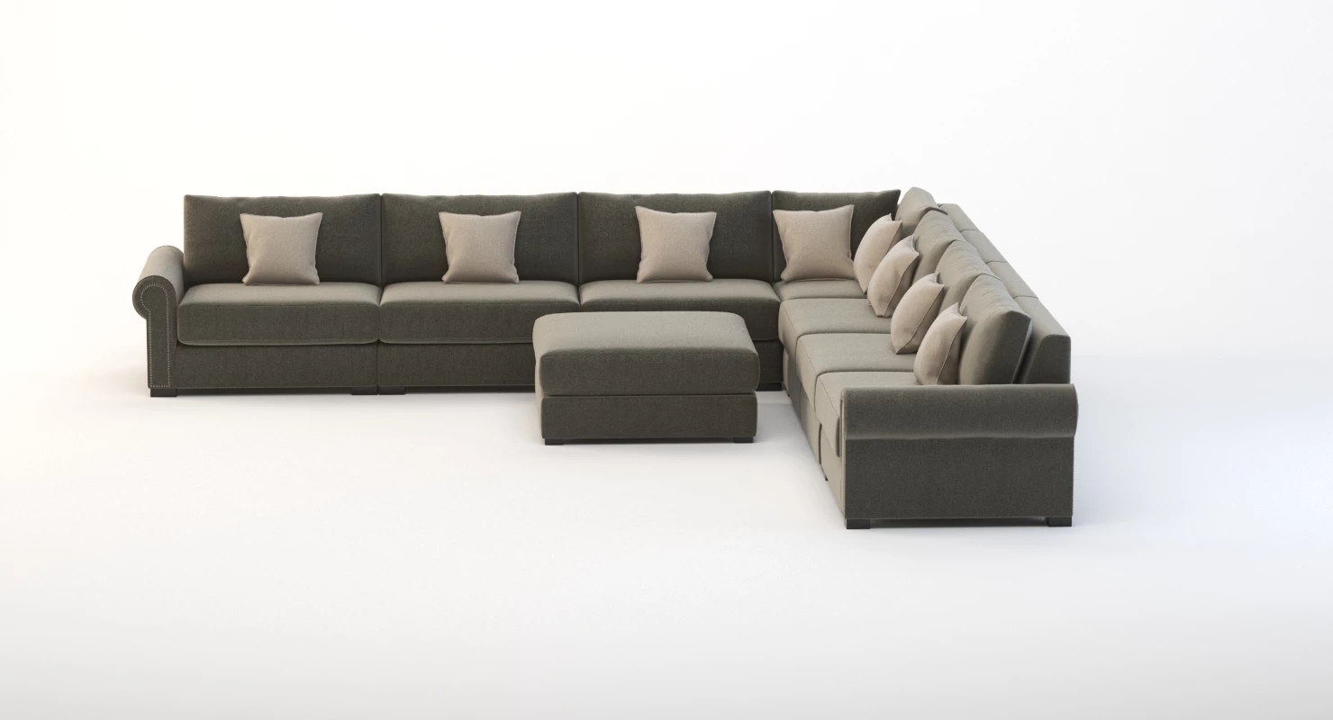 Darby Home Co Lebanon Modular Sectional Corner Sofa Seven Seater 3D Model_05