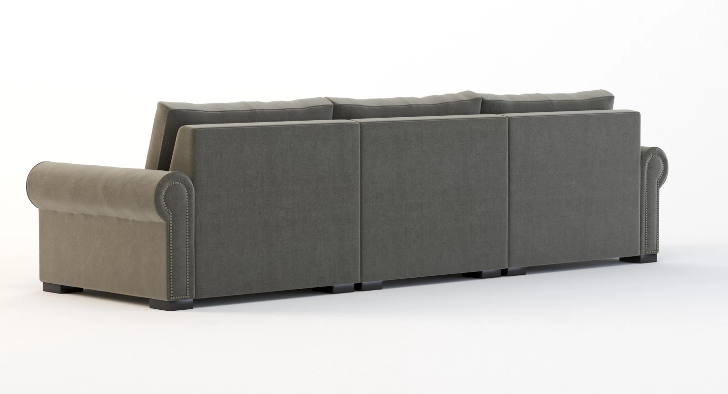 Darby Home Co Lebanon Modular Sectional Sofa Three Seater 3D Model_03