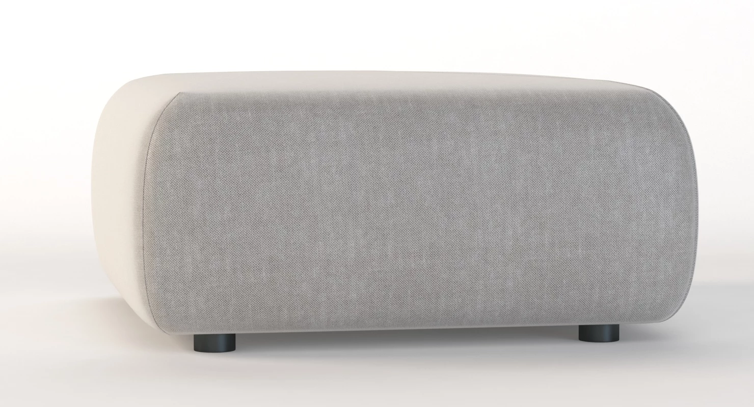 Dedon Brixx Module Ottoman Pouf 3D Model_03