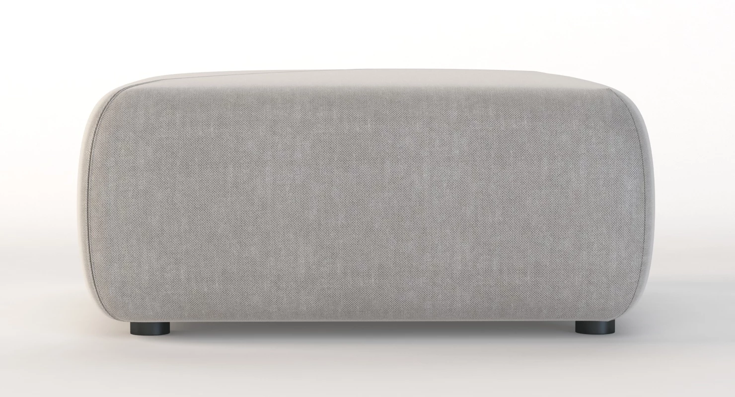 Dedon Brixx Module Ottoman Pouf 3D Model_014