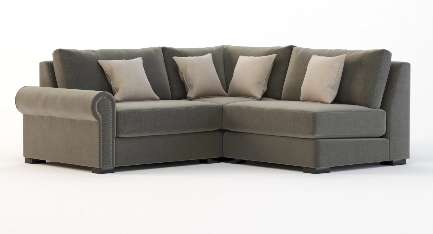 Lebanon Modular Sectional Corner Left Arm Sofa Darby Home Co 3D Model_08