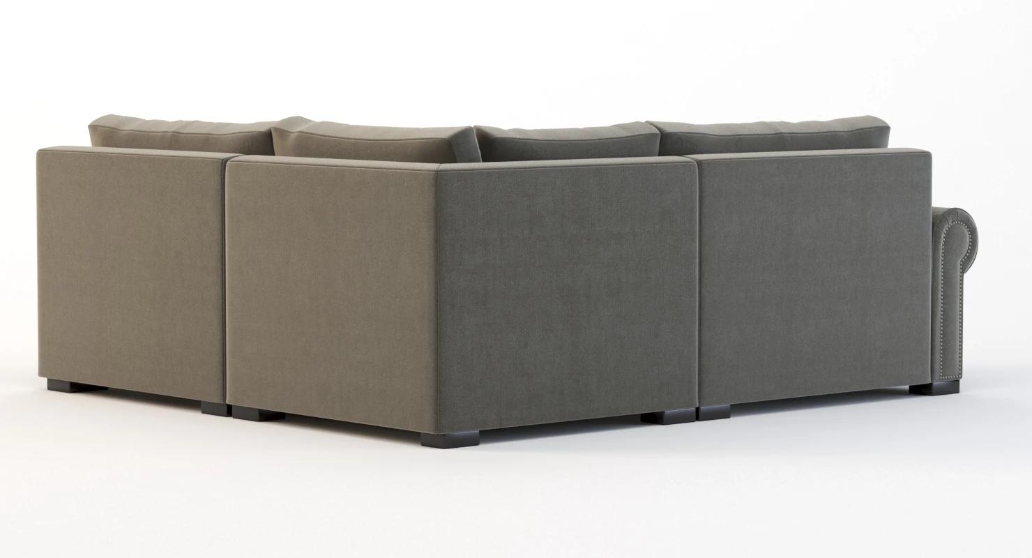 Lebanon Modular Sectional Corner Left Arm Sofa Darby Home Co 3D Model_011