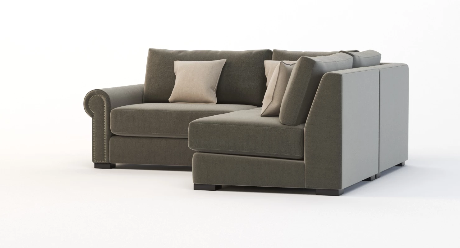 Lebanon Modular Sectional Corner Left Arm Sofa Darby Home Co 3D Model_03