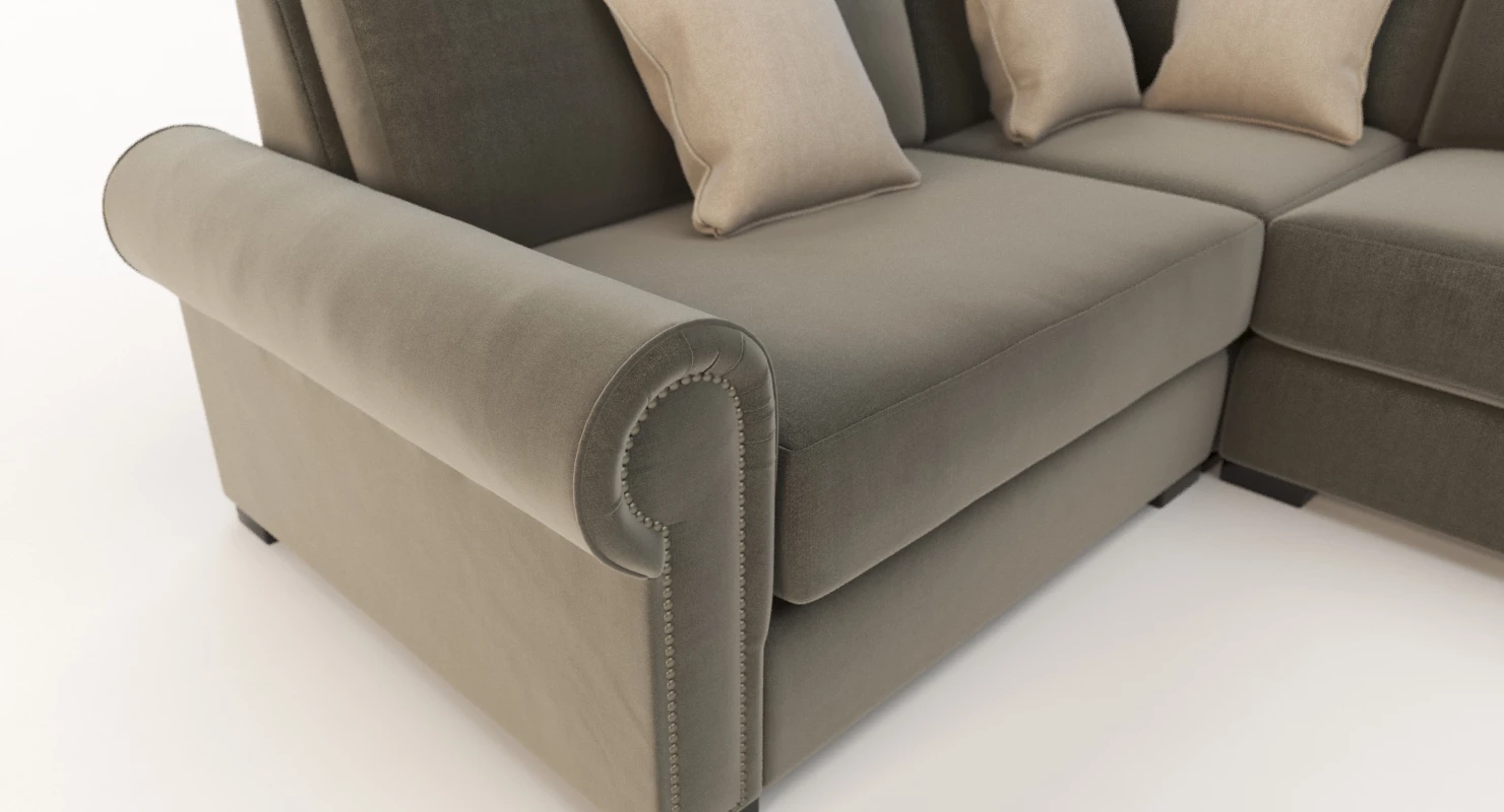 Lebanon Modular Sectional Corner Sofa Darby Home Co 3D Model_09