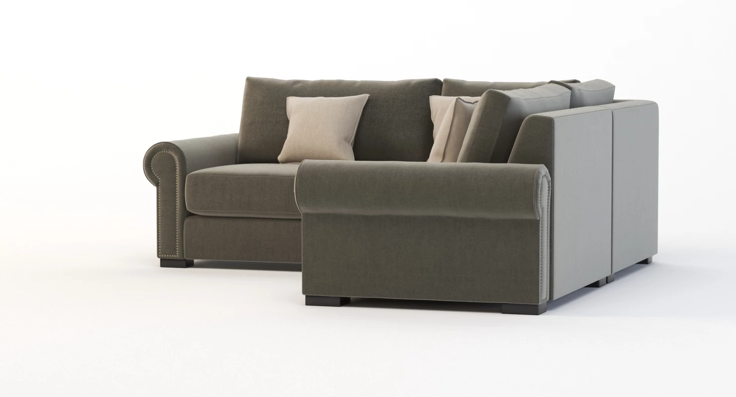 Lebanon Modular Sectional Corner Sofa Darby Home Co 3D Model_03