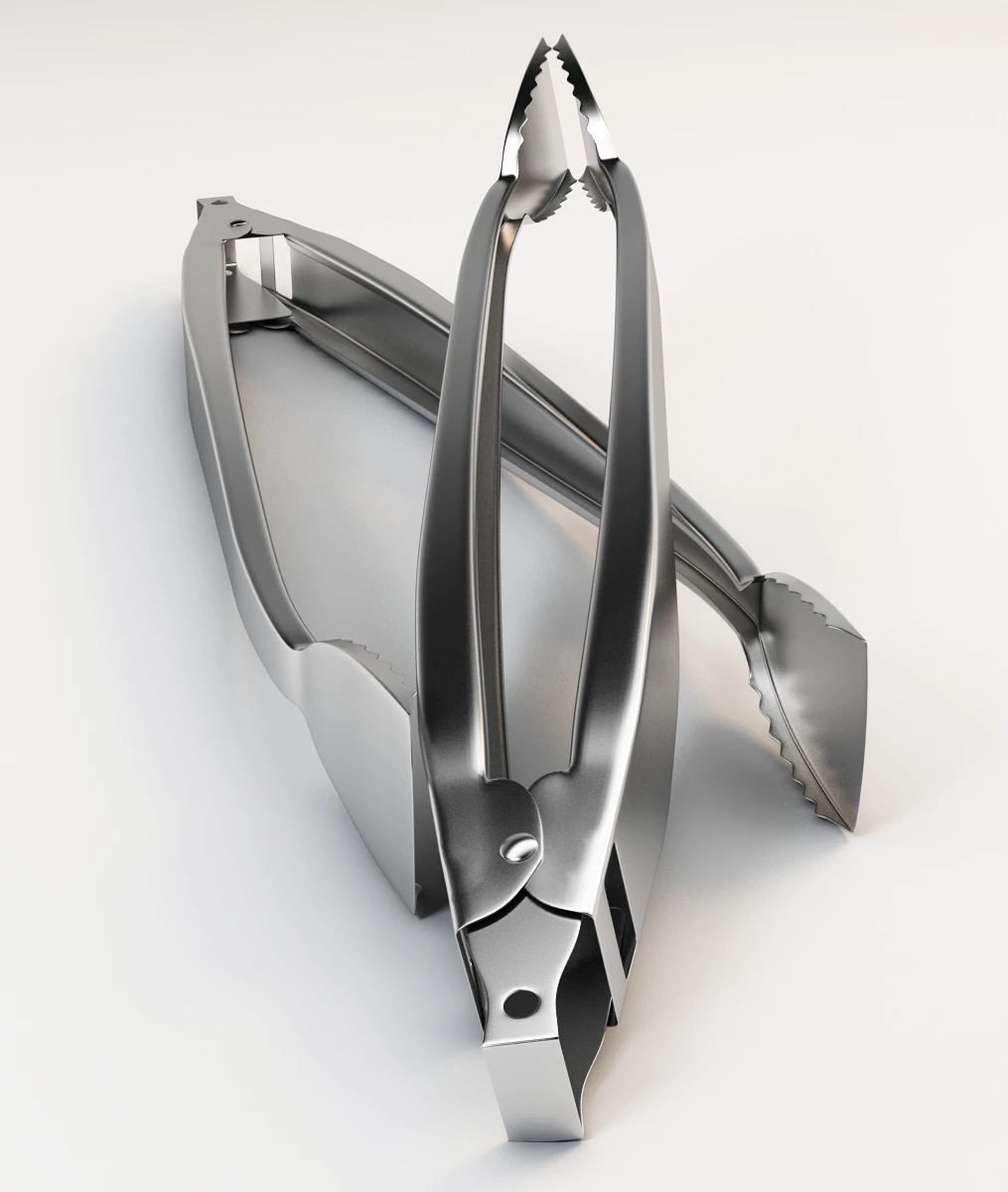 BBQ Tongs 3D Model_01
