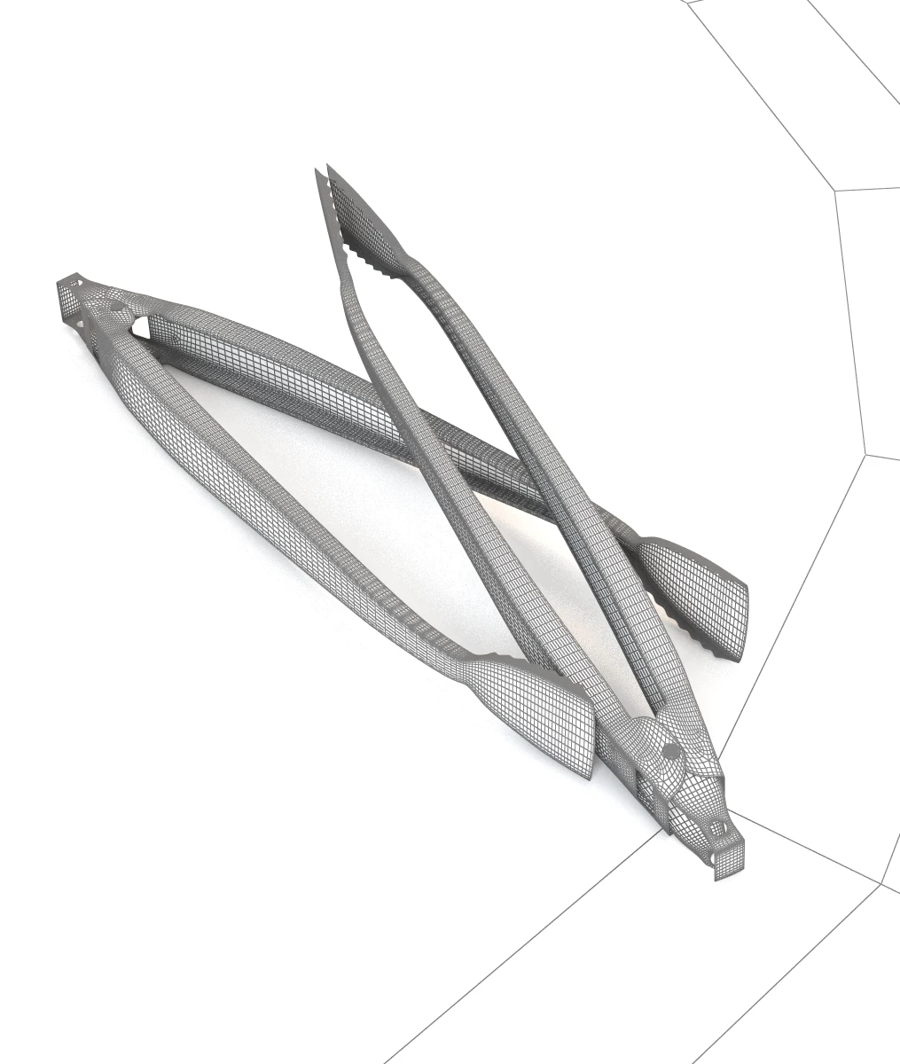 BBQ Tongs 3D Model_08