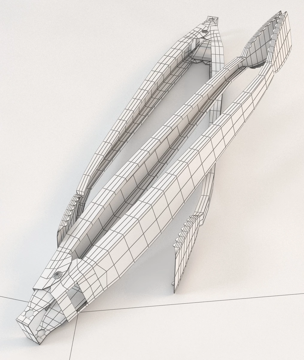 BBQ Tongs 3D Model_04