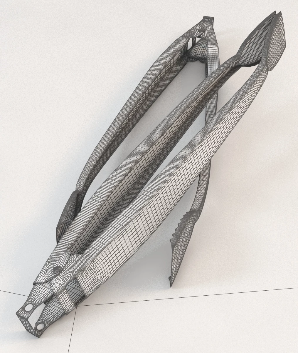 BBQ Tongs 3D Model_05