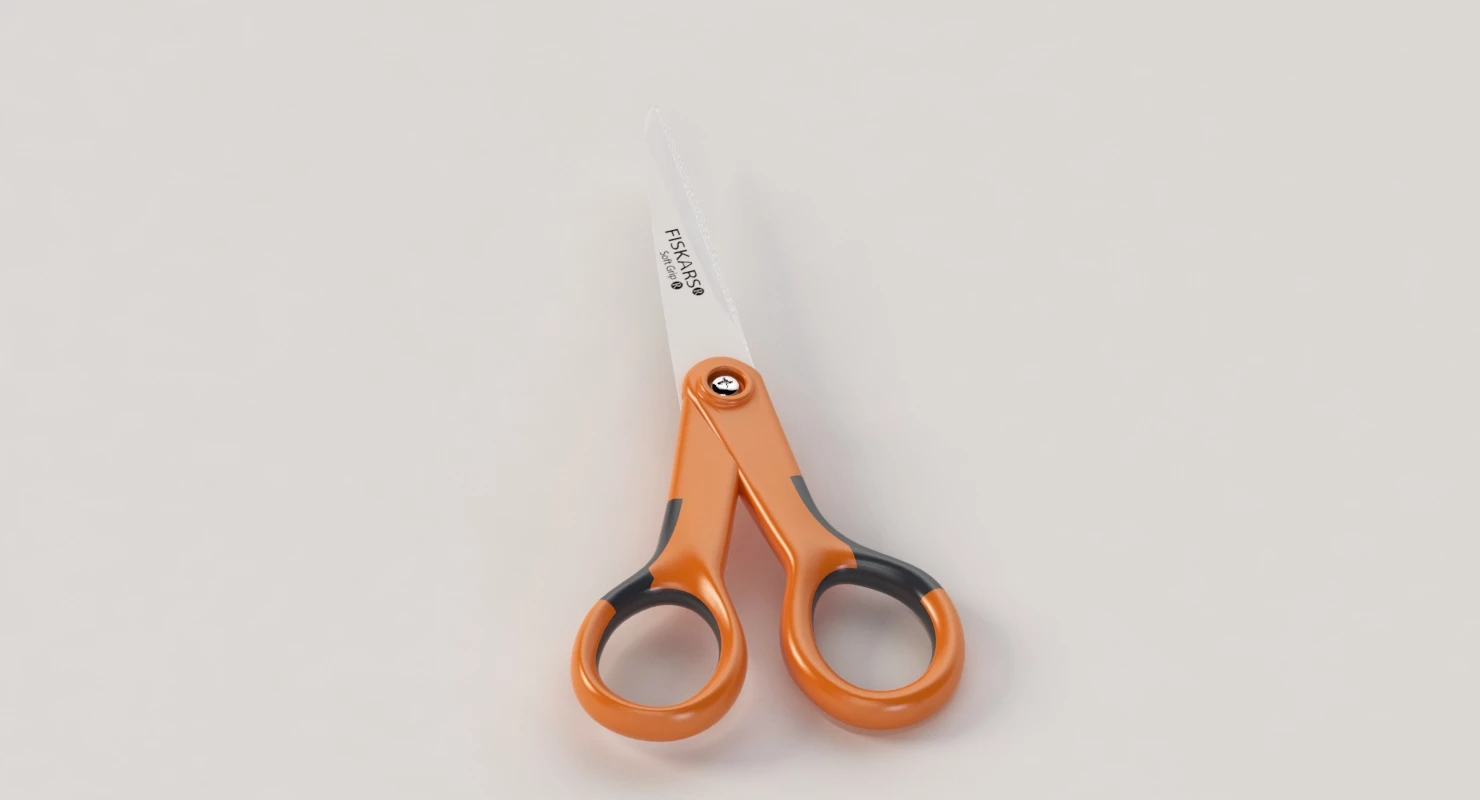 Fiskars Softgrip Scissors 3D Model_012