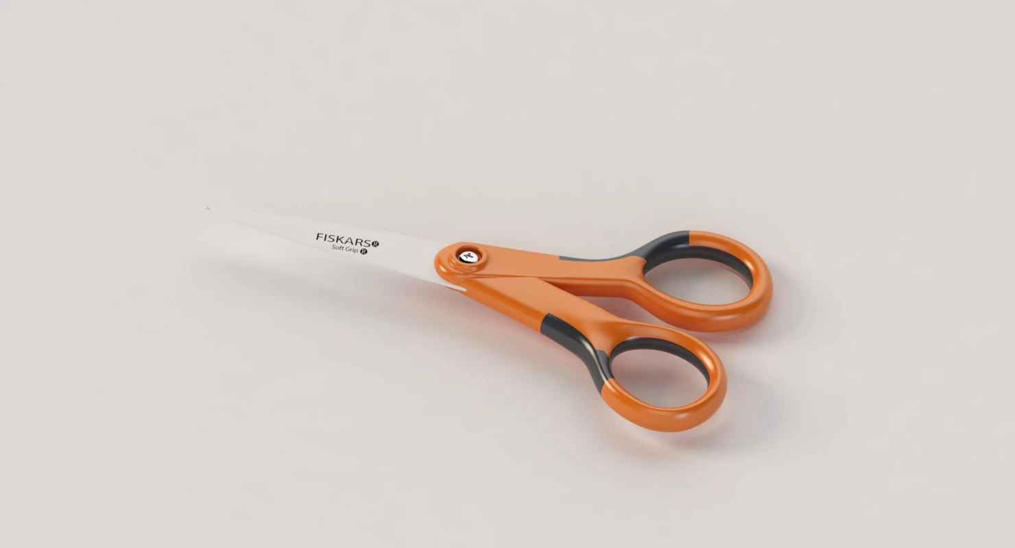 Fiskars Softgrip Scissors 3D Model_013