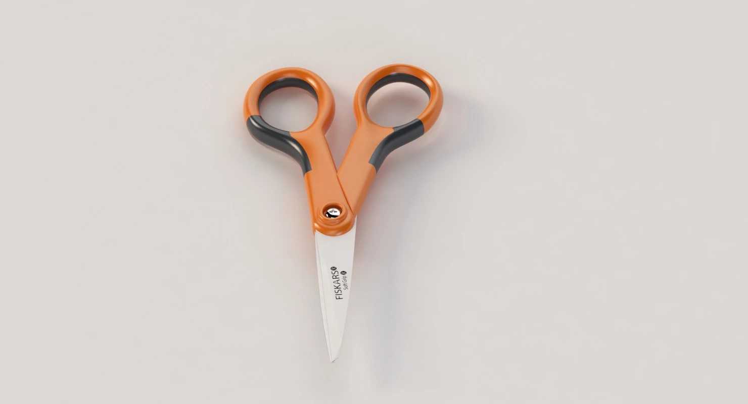 Fiskars Softgrip Scissors 3D Model_09
