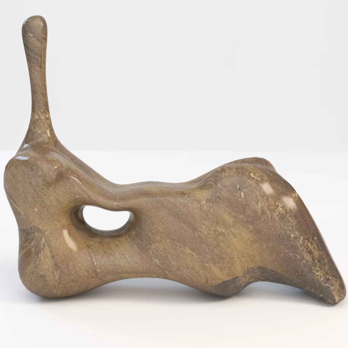 Henry Moore Artwork Sculpture 3D Model_04