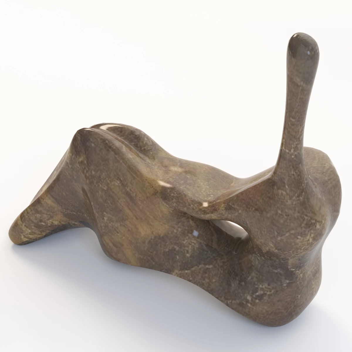 Henry Moore Artwork Sculpture 3D Model_06