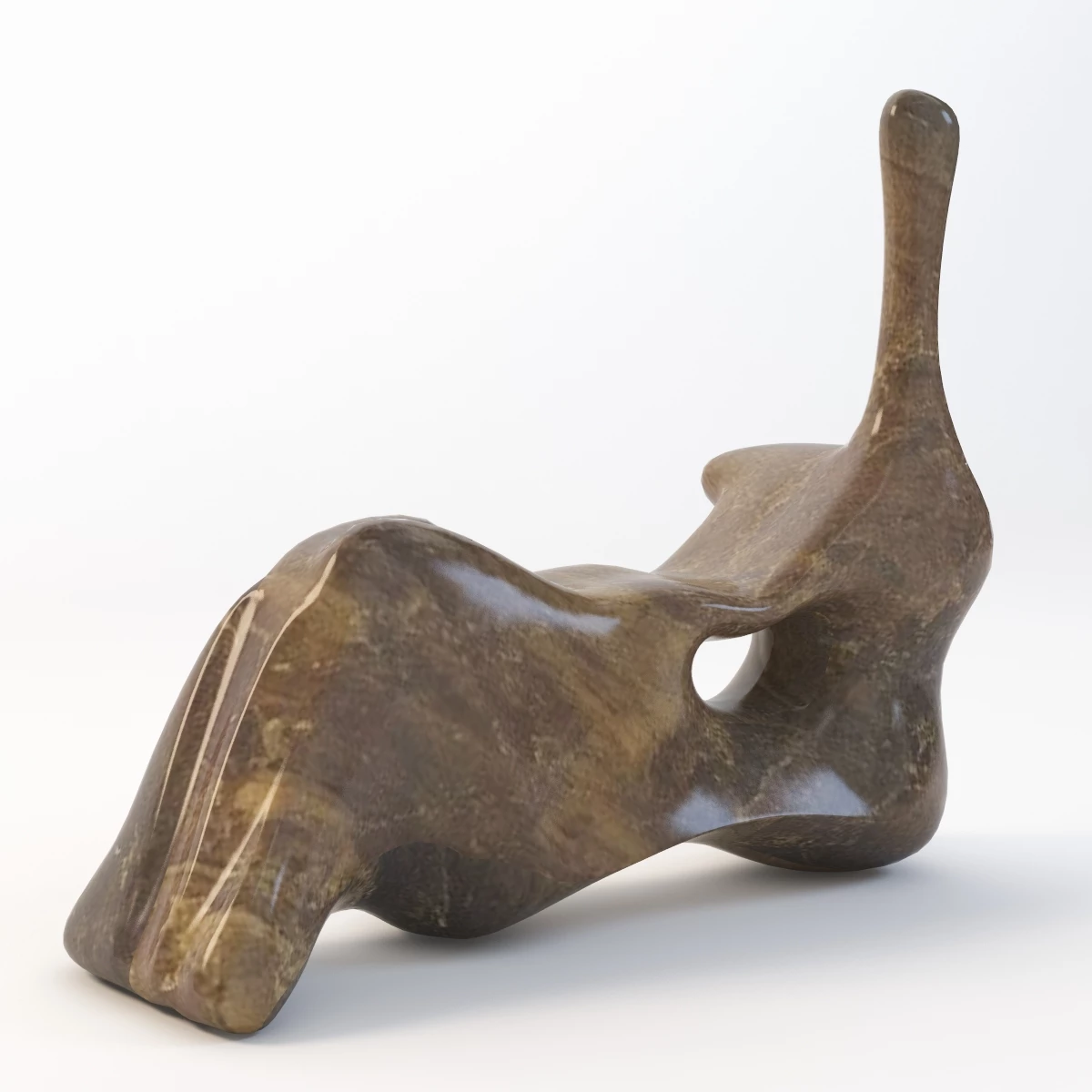 Henry Moore Artwork Sculpture 3D Model_011