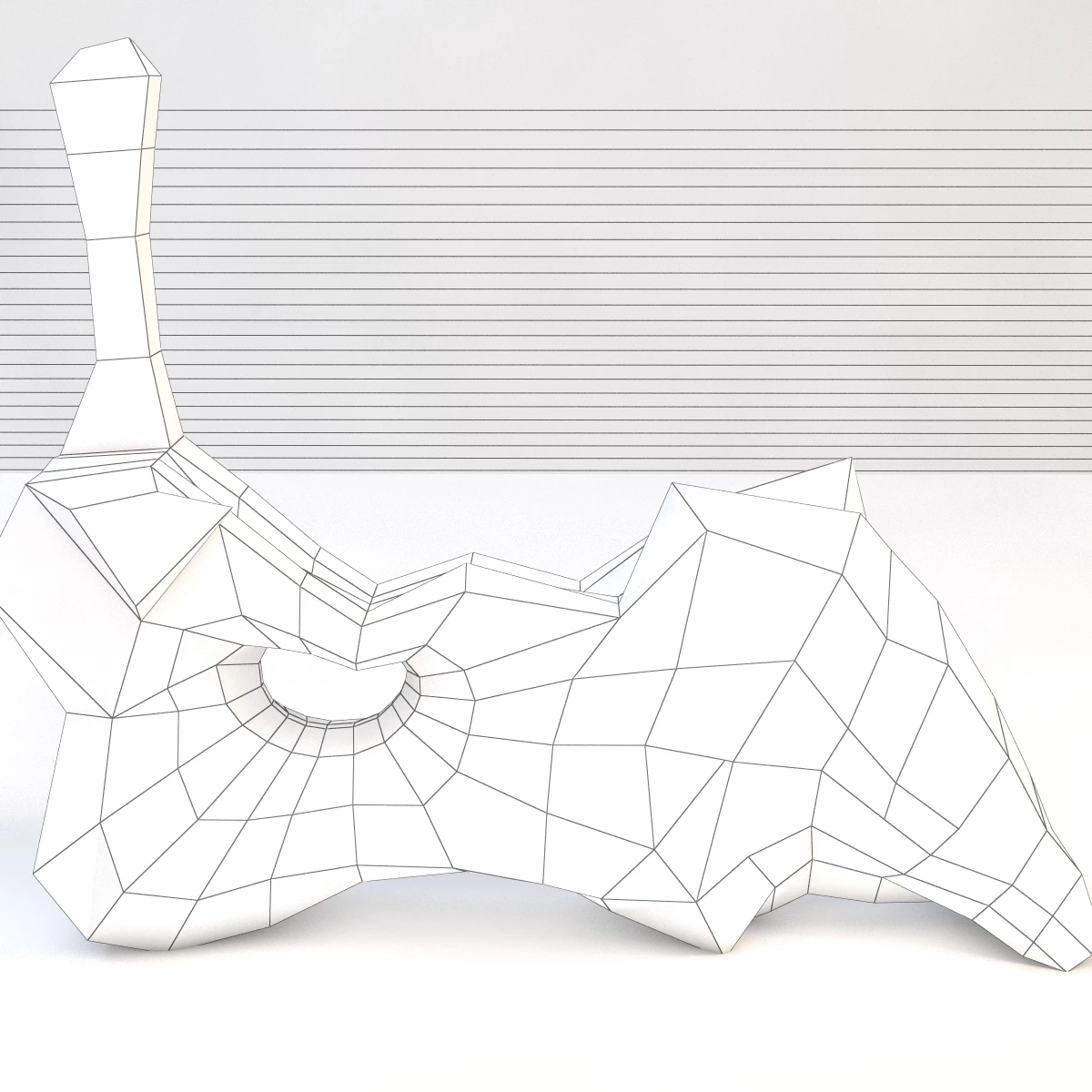 Henry Moore Artwork Sculpture 3D Model_05