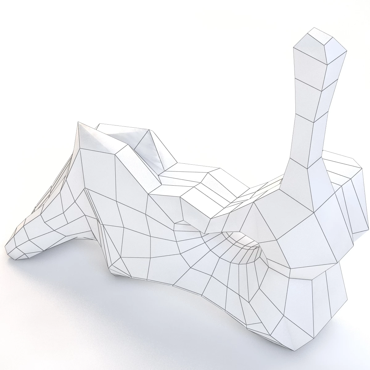 Henry Moore Artwork Sculpture 3D Model_07