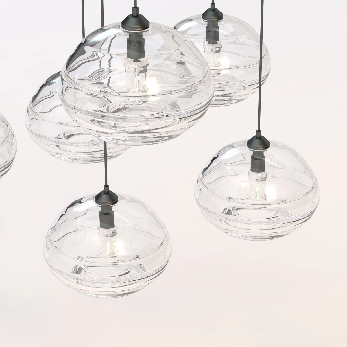 John Pomps Handcrafted Luxury Edison Bulb Light pendant ceiling ball bubble 3D Model_06