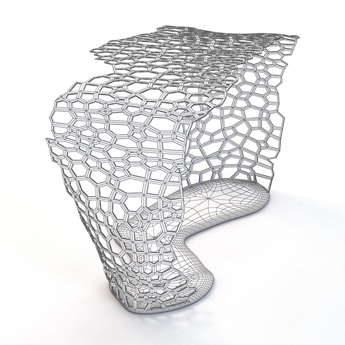 Lattice Table David Wiseman 3D Model_03