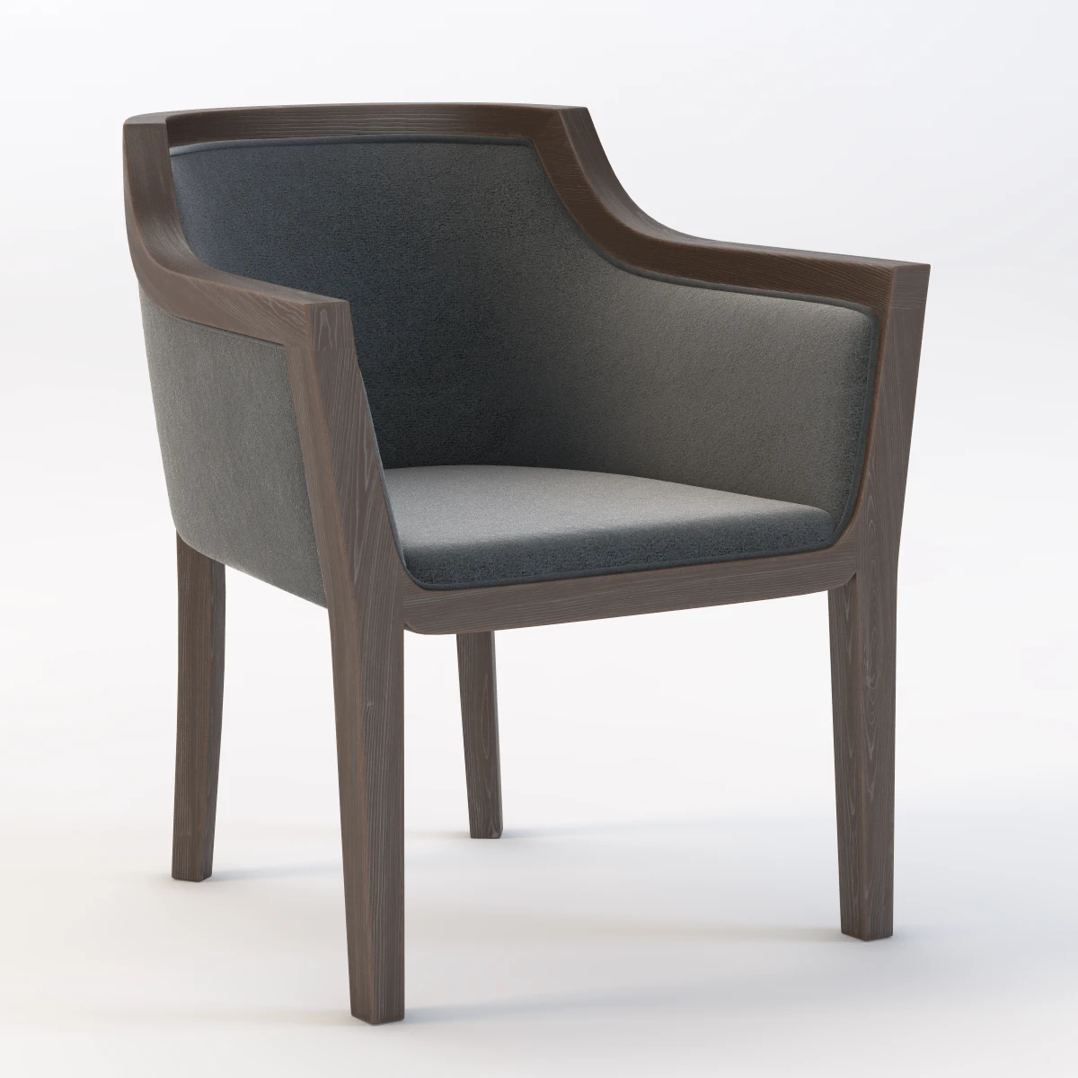 Bridge Geneve Lounge Chair armchair 3D Model_01