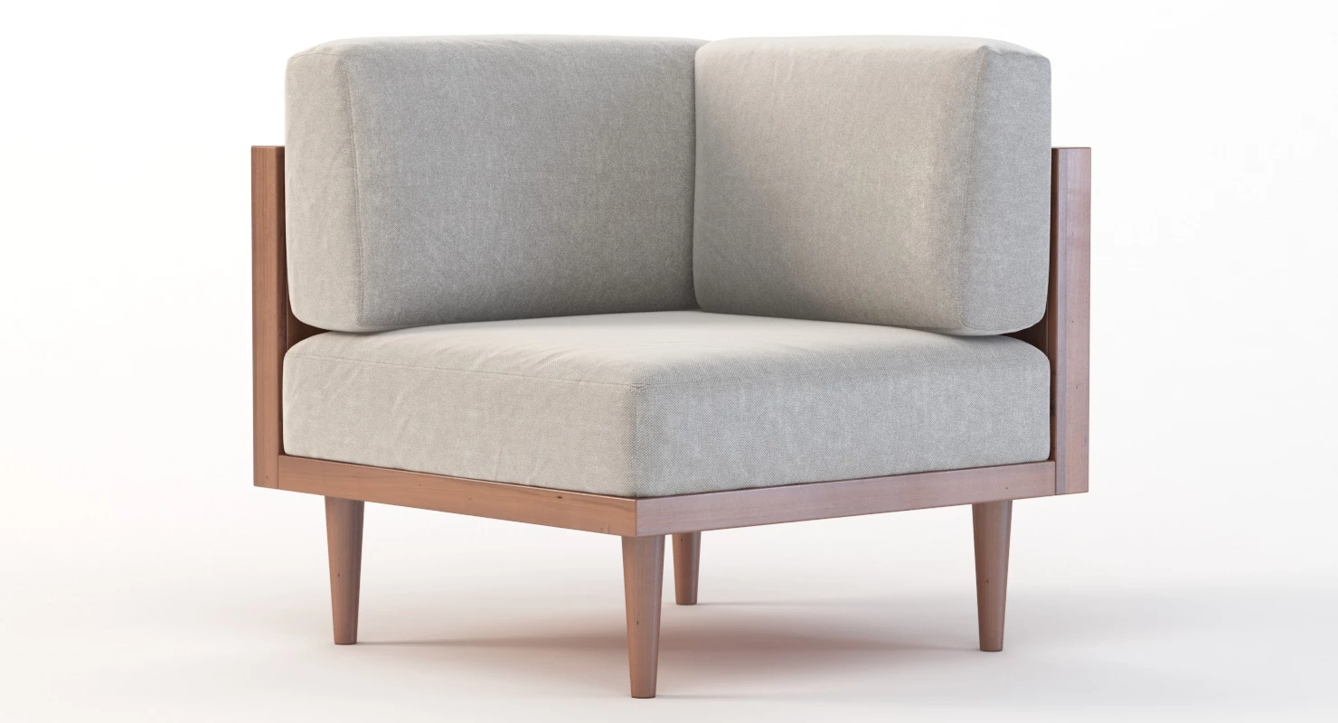 Bellanest Soto Modular Sectional Sofa Corner Chair Module 3D Model_09
