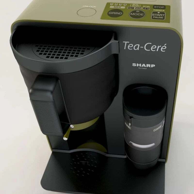 Sharp Tea Cere Matcha TE-T56UGR Tea Maker 3D Model_03