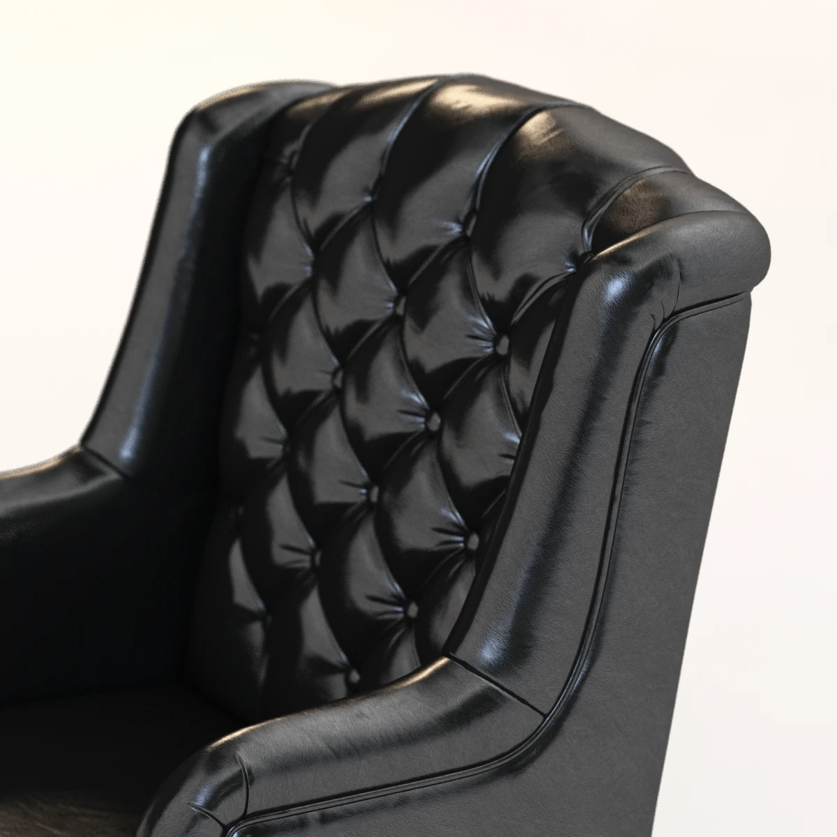 Ford Tufted Dining Chair 3D Model_07