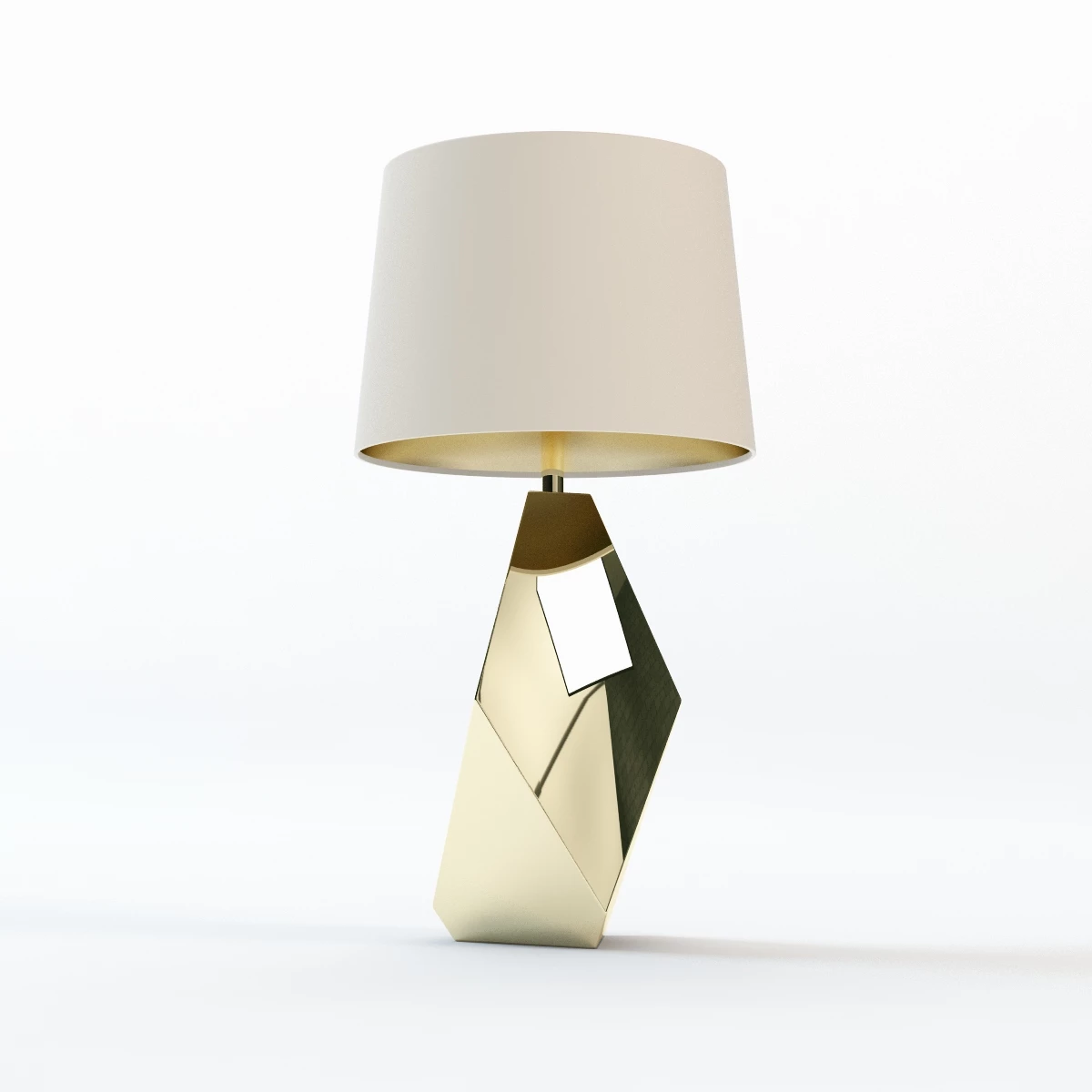 Nate Berkus gold table lamp 3D Model_04