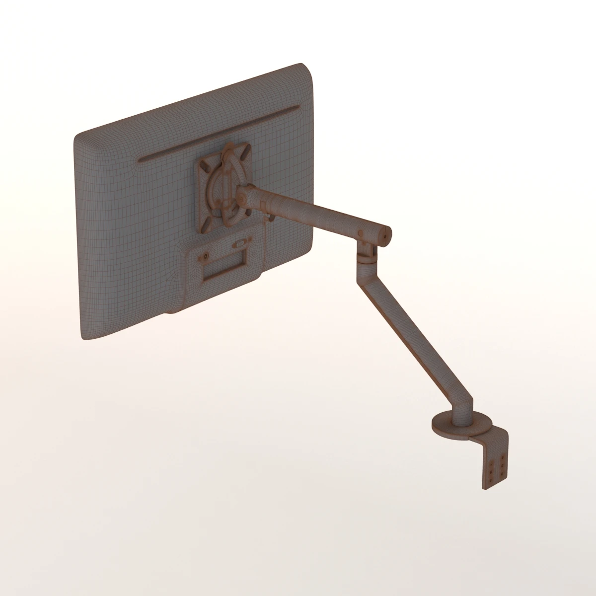 Flo Monitor Support Stand 3D Model_07