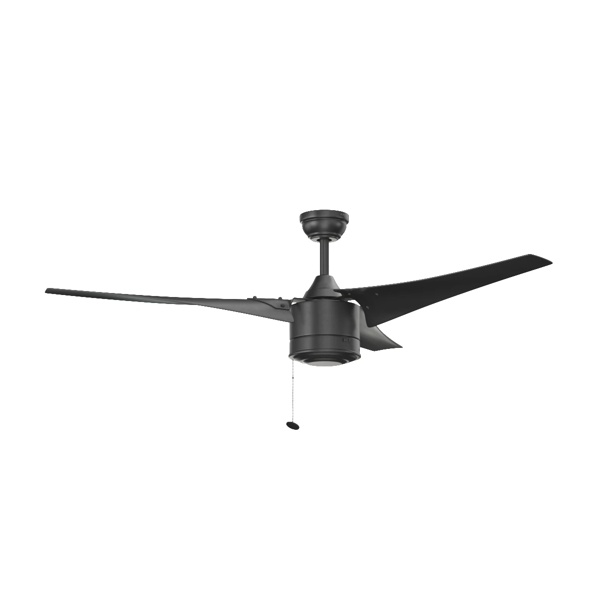 56 Inch Talib Matte Black Pull Chain Indoor Outdoor Ceiling Fan 3D Model_06