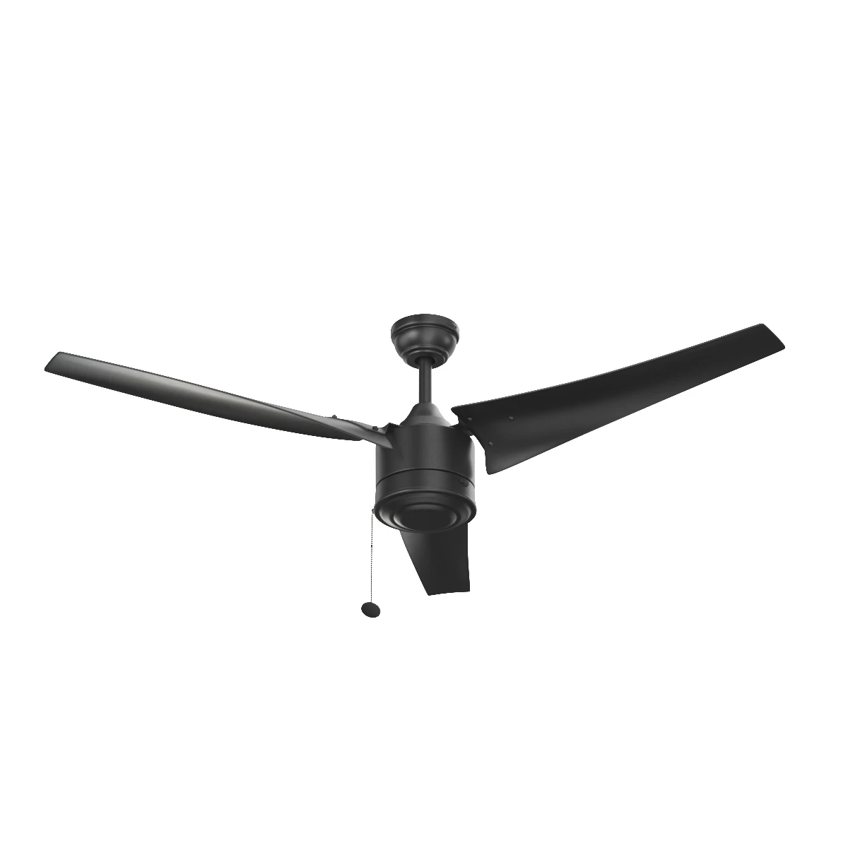56 Inch Talib Matte Black Pull Chain Indoor Outdoor Ceiling Fan 3D Model_03