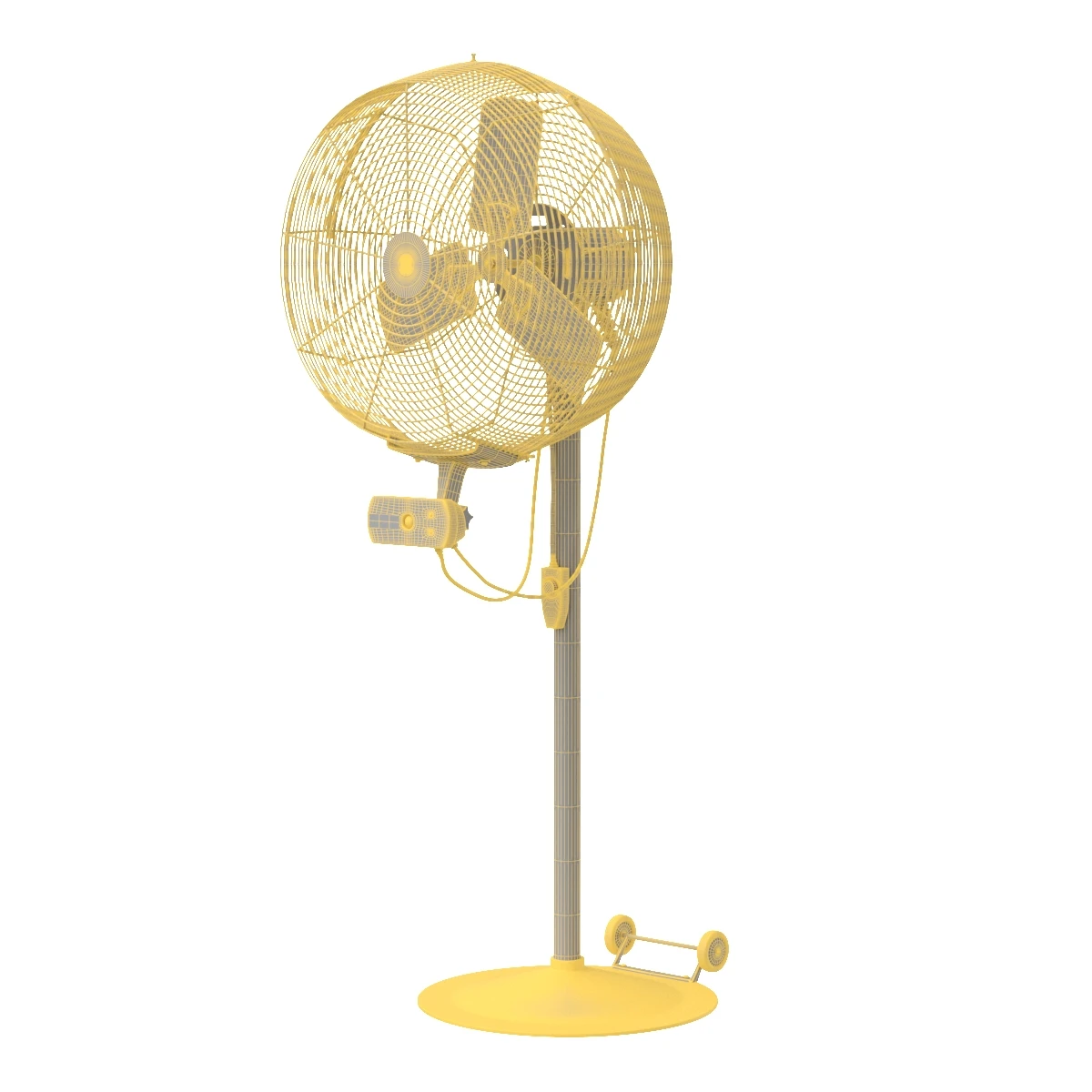 AirEye Pedestal Mount fan By Big Ass Fans 3D Model_07