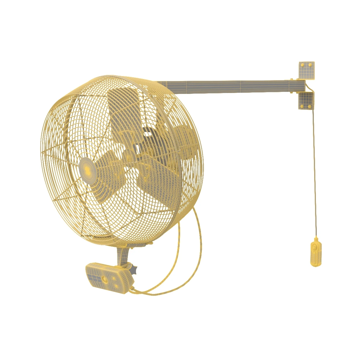 AirEye Swivel Mount fan By Big Ass Fans 3D Model_07