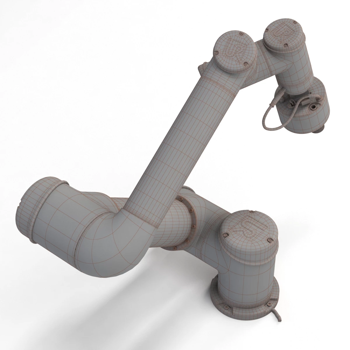 UR5 with The Collaborative Robot Vacuum Tool from Bimba 3D Model_07